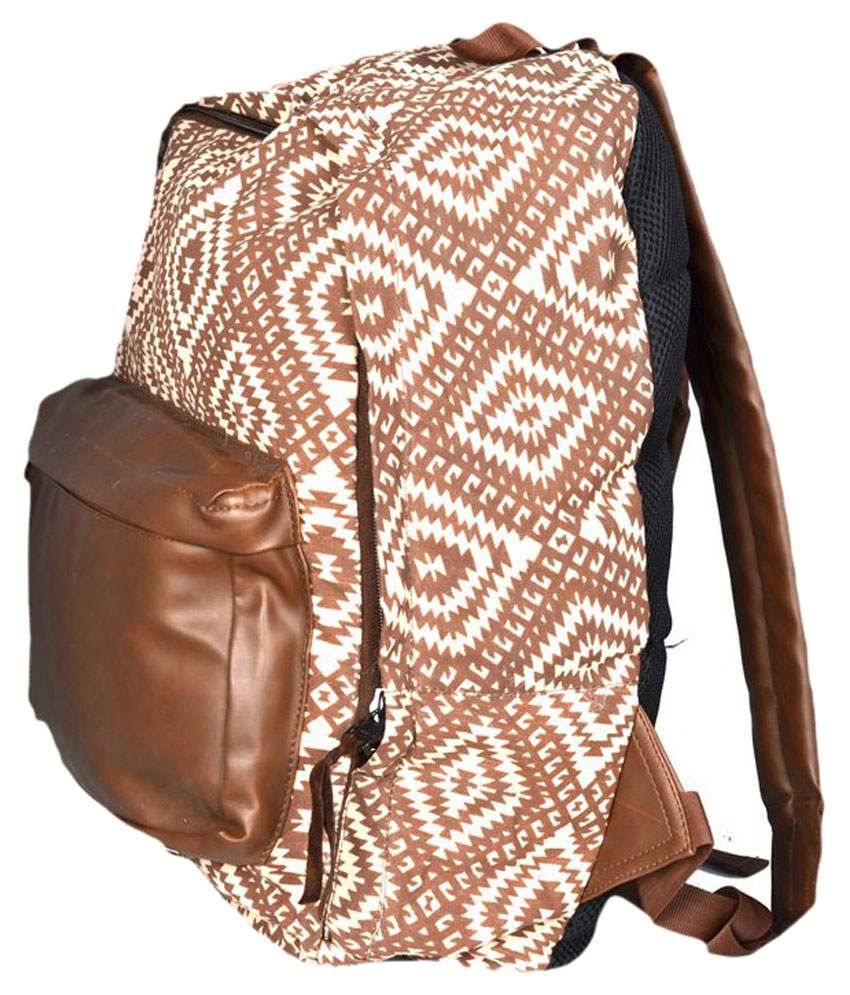 Indian Tourister Brown Leather Backpack - Buy Indian Tourister Brown Leather Backpack Online at ...