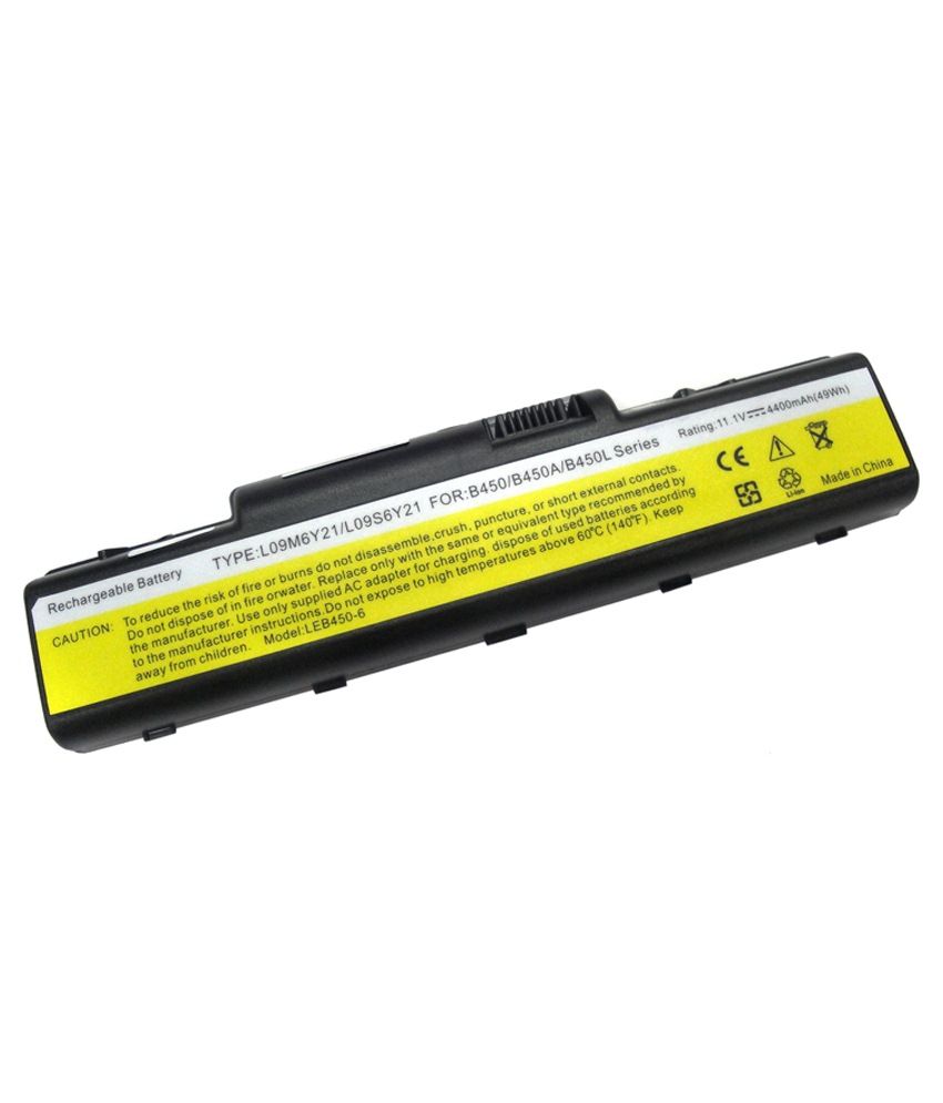 Irvine 4400 mAh Laptop Battery For Lenovo B450 B550 B650bBlack Buy