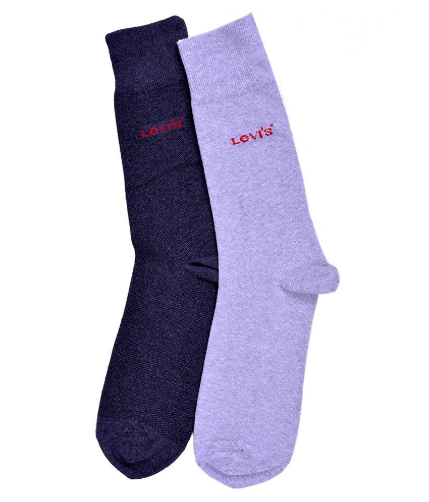 Levi's Blue Casual Socks Pack Of 2 Buy Online at Low Price in India