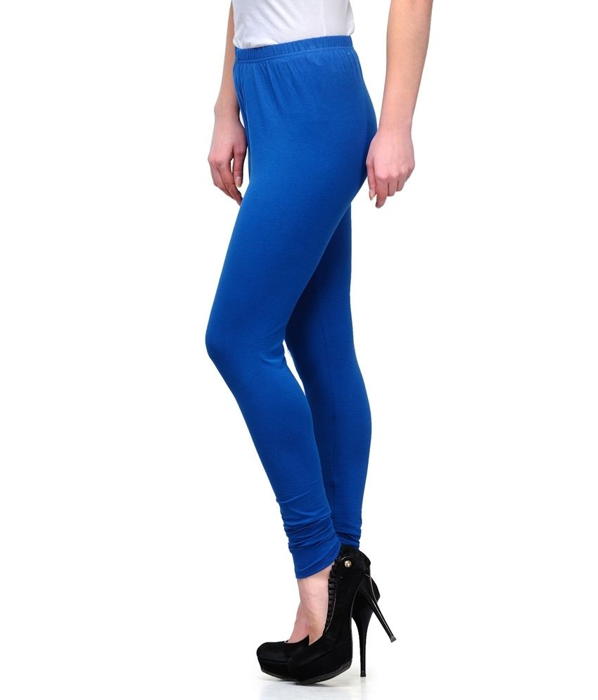 Manoj Hosiery Factory Blue Cotton Leggings Price in India Buy Manoj