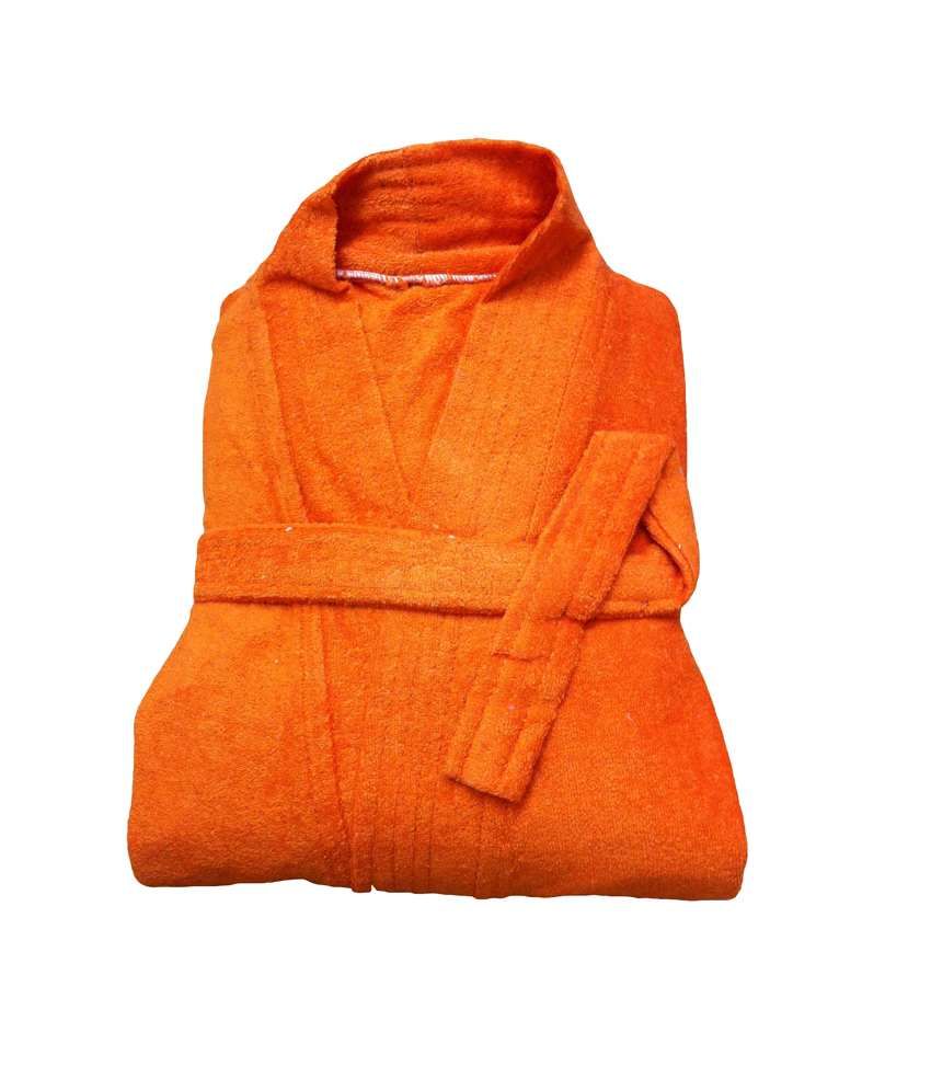 orange bath robes