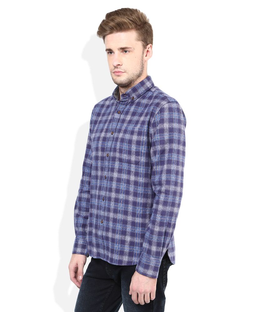 giordano blue shirt