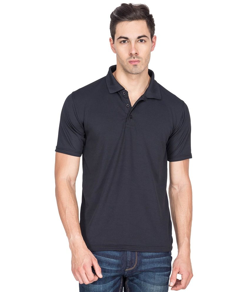 dri fit black polo shirts