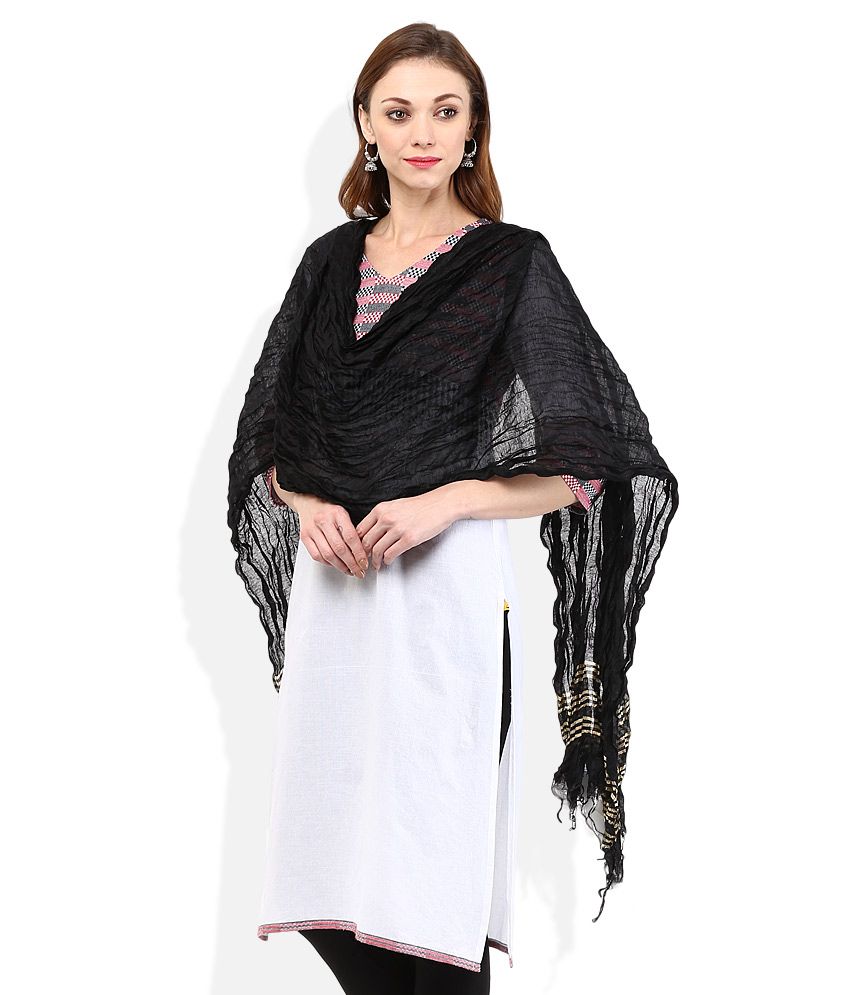 Aurelia Black Dupatta Price in India - Buy Aurelia Black Dupatta Online ...