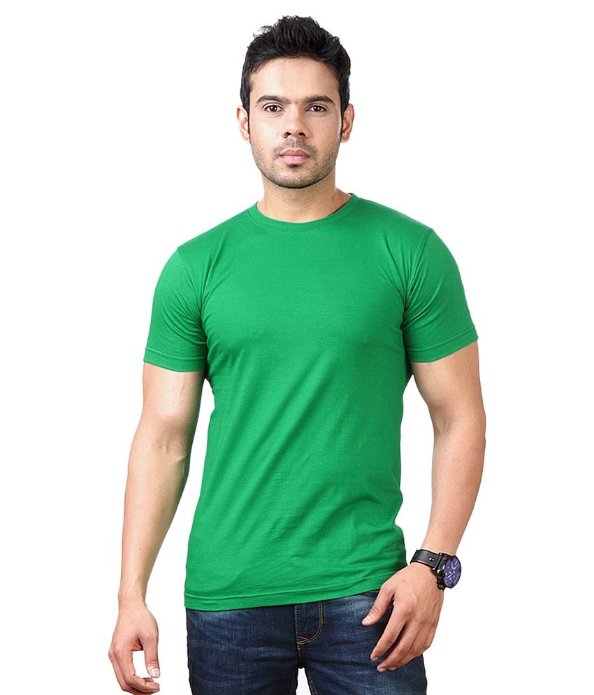     			Funky Guys Green Cotton T-Shirt