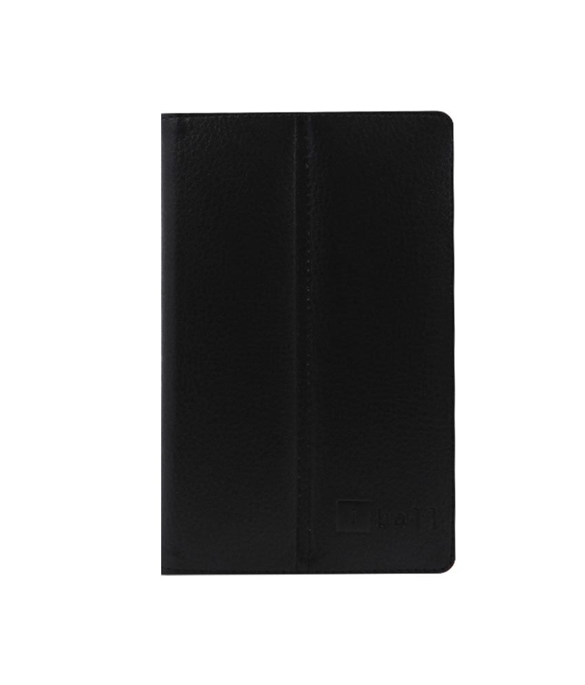 Acm Leather Front & Back Cover Stand Flip Case For Iball Slide 3g Q45 