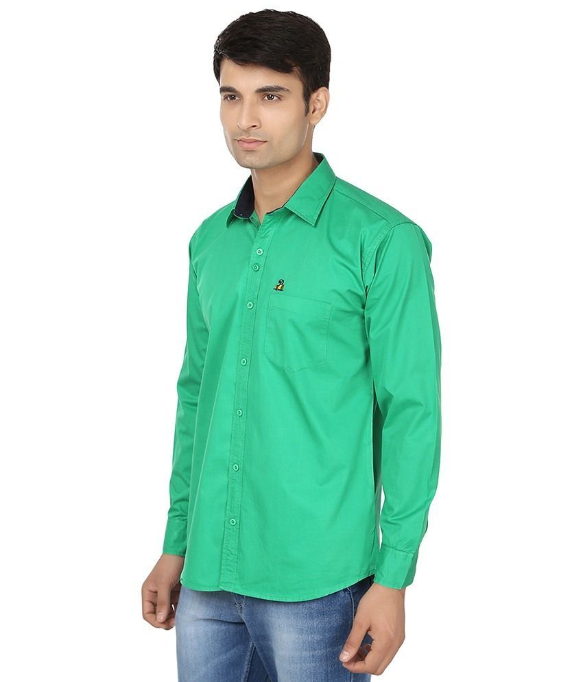Fashion Flag Green Casual Shirt Buy Fashion Flag Green Casual Shirt