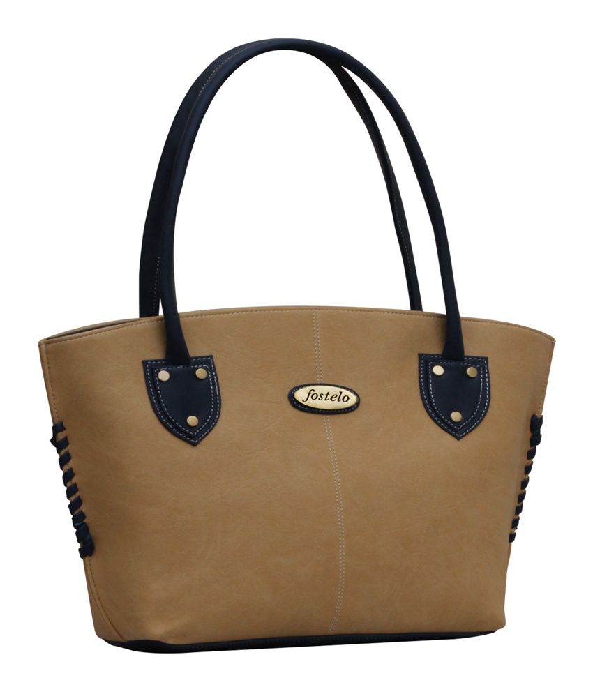 Fostelo Beige Shoulder Bag - Buy Fostelo Beige Shoulder Bag Online at Best Prices in India on ...