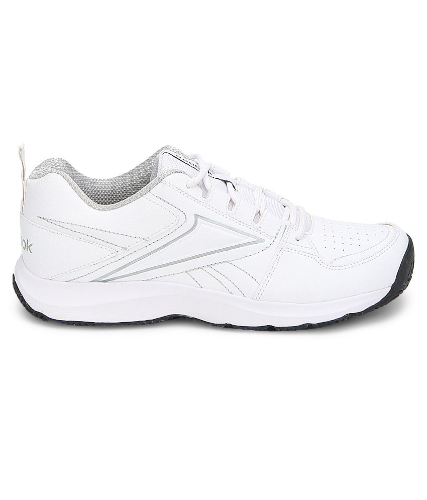all white reebok sneakers