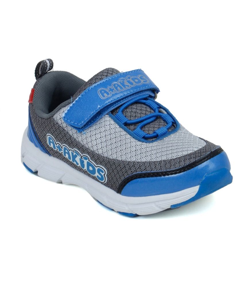 Zebra Grey Sports Shoes For Kids Price in India- Buy Zebra Grey Sports ...