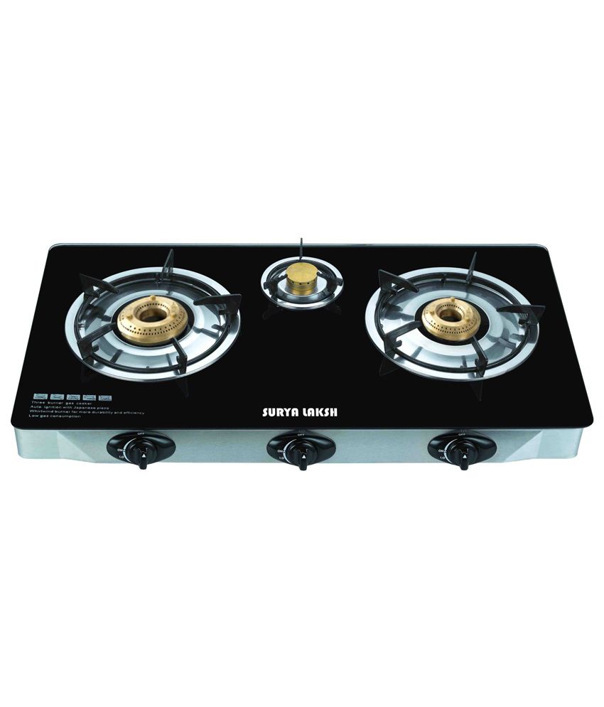 Surya Laksh 231 3 Burner Gas Stove Price in India Buy Surya Laksh 231