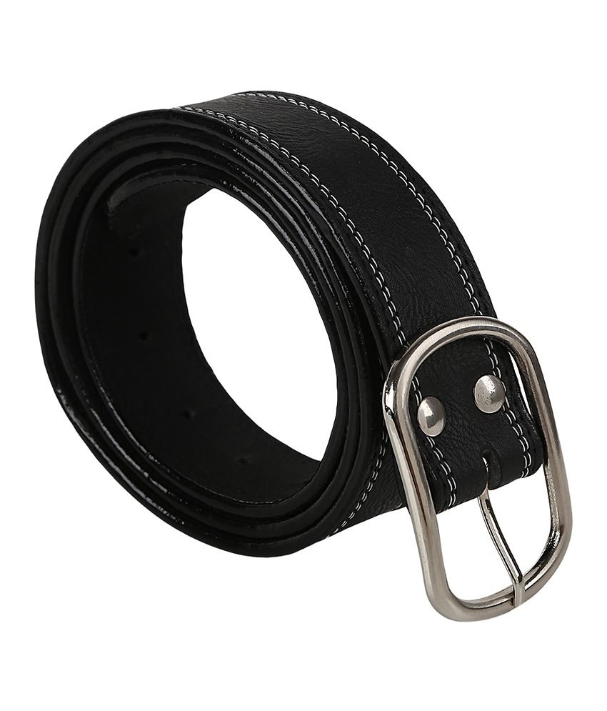 Allura Black Non Leather Belts Pack of 2 Buy Online at Low Price in India Snapdeal