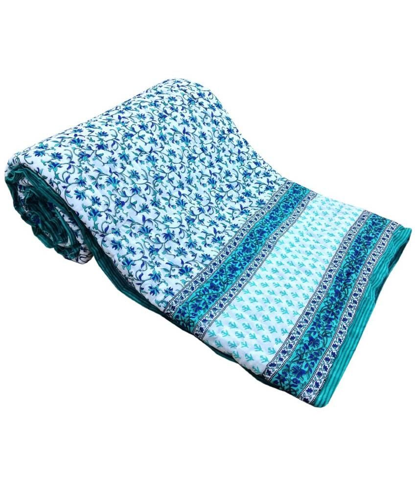 Sovam International Indian Quilt, Razai, Jaipuri Razai, Blanket