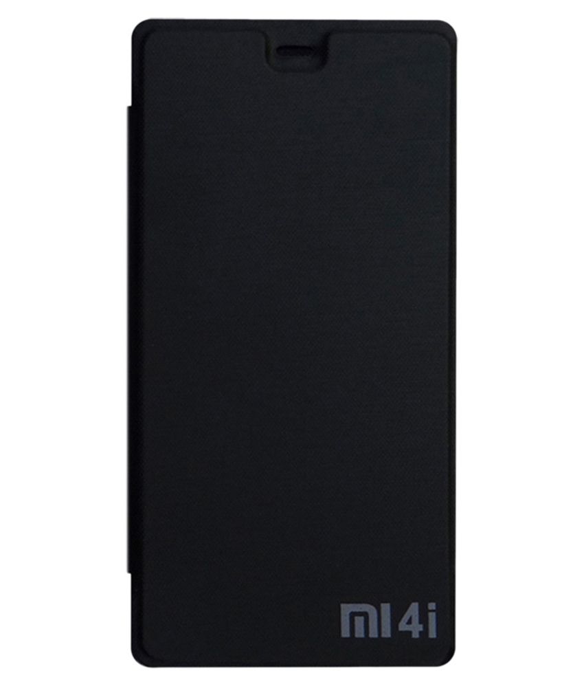 Coverage Flip Cover for Xiaomi Mi4i Black