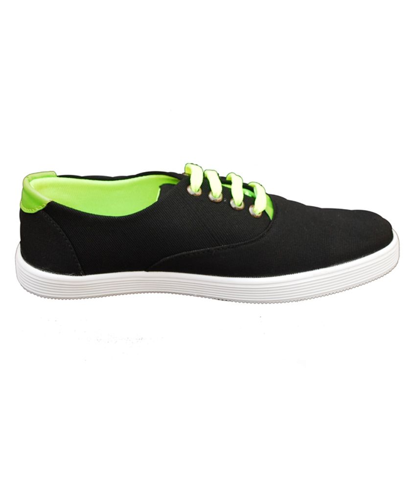 RR Black Canvas Shoe Shoes - Buy RR Black Canvas Shoe Shoes Online at ...