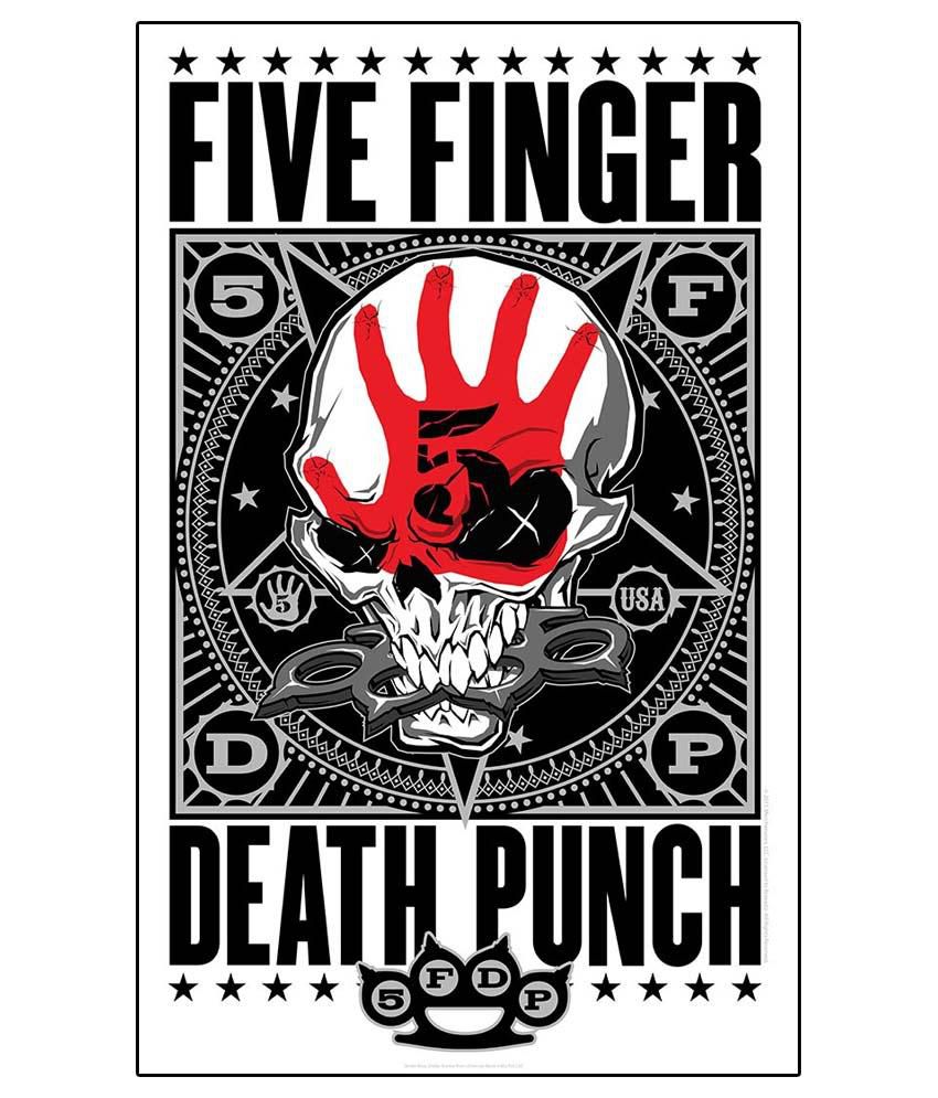 Bravado Five Finger Death Punch Printed Poster Buy Bravado Five Finger Death Punch Printed Poster At Best Price In India On Snapdeal