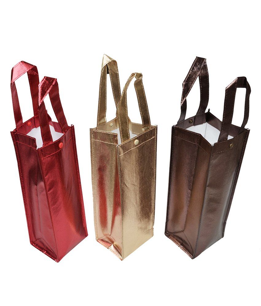 Buy SG Wine Gifting/Party Bag Multicolour Pack Of 6 at Best Prices in India Snapdeal