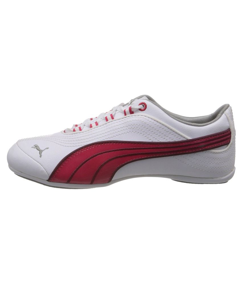 Puma White & Pink Sports Shoes Price in India- Buy Puma White & Pink ...