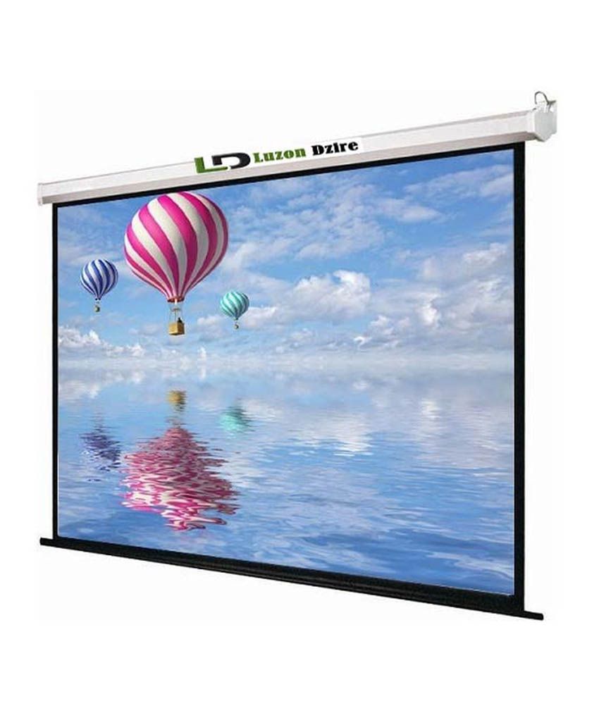 Buy Luzon Dzire Auto Lock Projector Screen 34 X60 Online at Best
