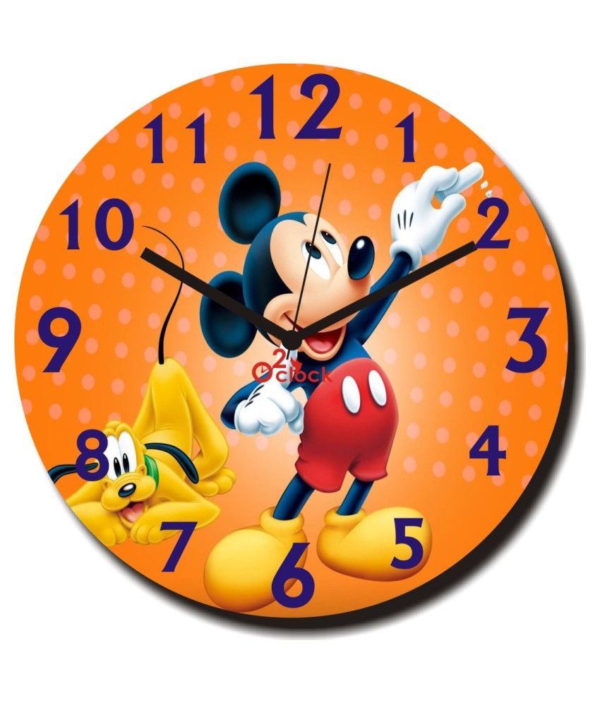 2-o-clock-love-glossy-wooden-wall-clock-buy-2-o-clock-love-glossy