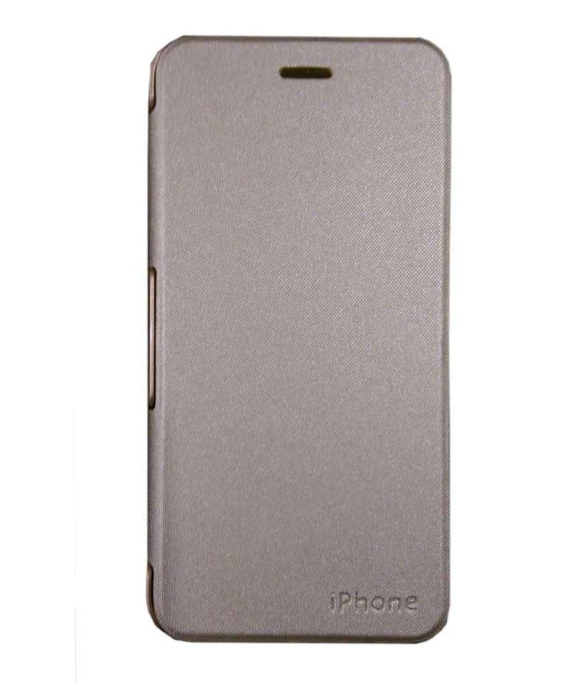 Backer The Brand Flip Cover For Apple Iphone 6 Golden Flip Covers