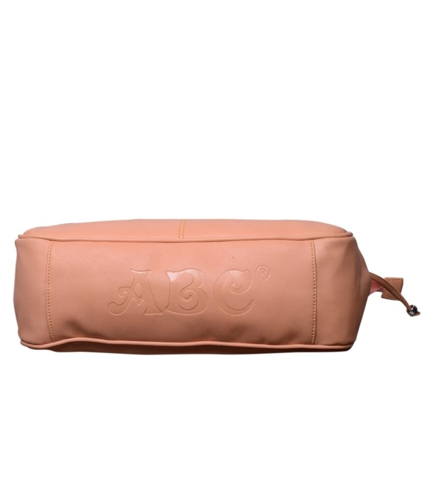 peach shoulder bag