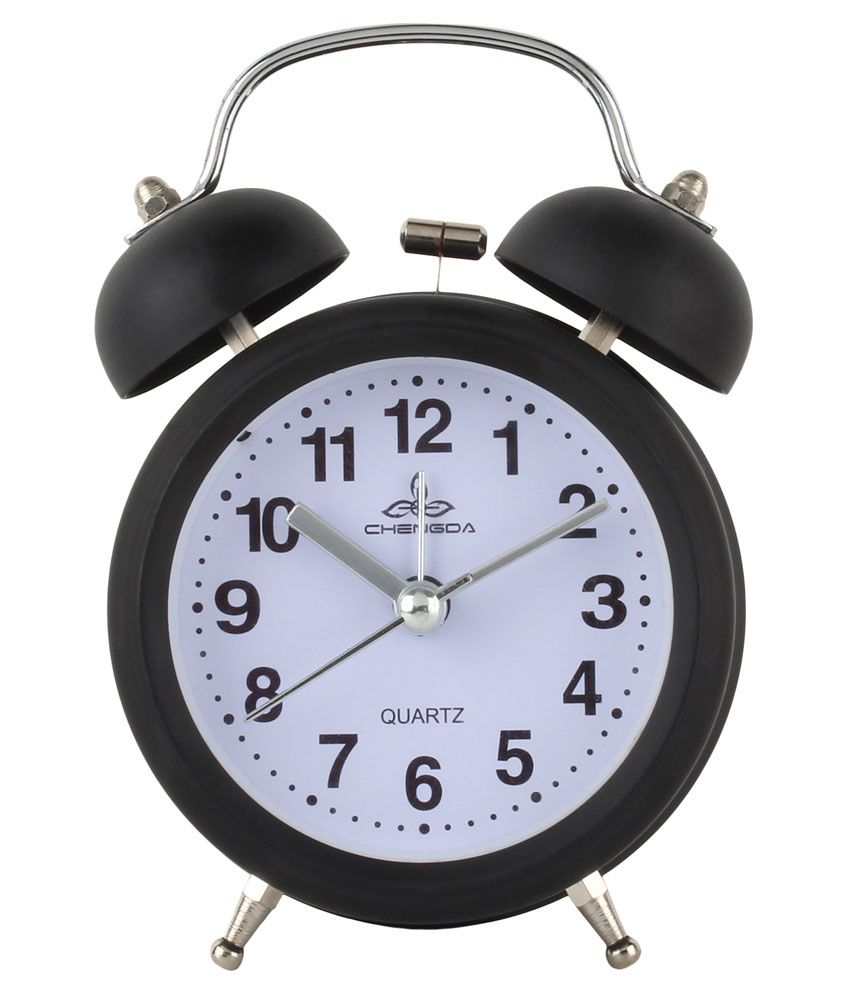 Shopingfever Black Metal Alarm Clock Buy Shopingfever Black Metal