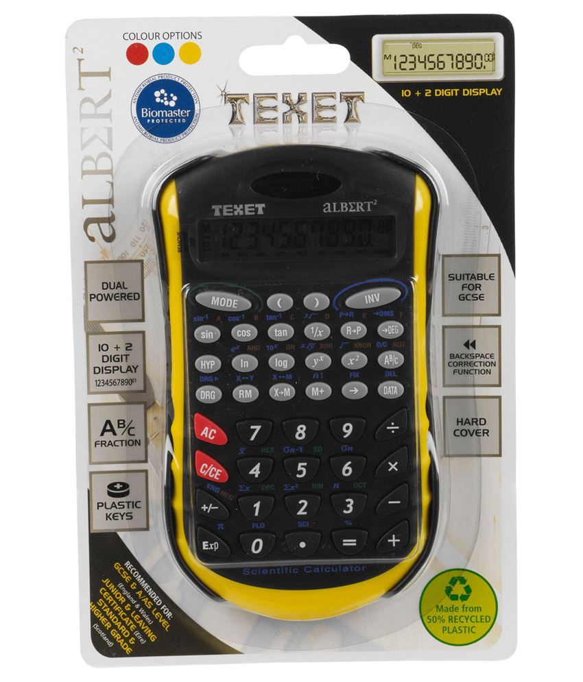 Texet Yellow Scientific Calculator Buy Online at Best Price in India