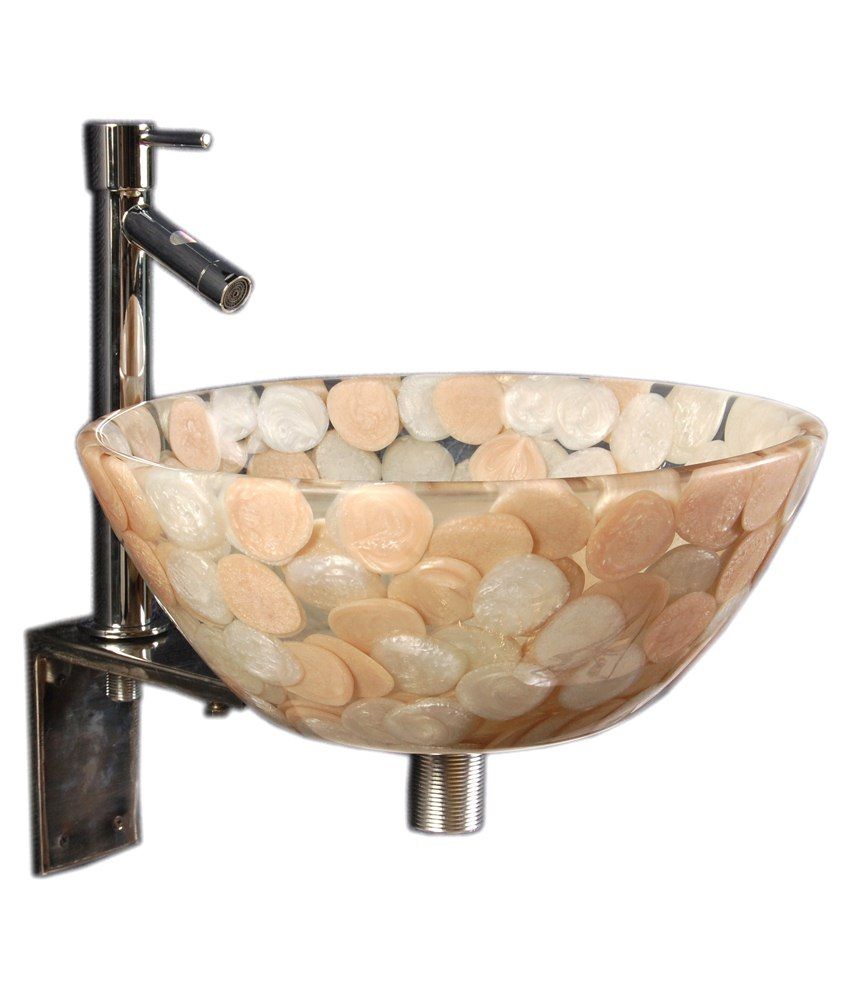 Buy Lucky Acrylic Wash Basin With Adson Tap and Stand Online at Low