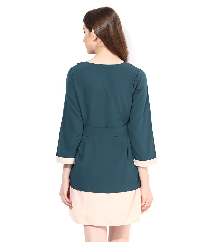 Abiti Bella Green Polyester Dresses Buy Abiti Bella Green Polyester