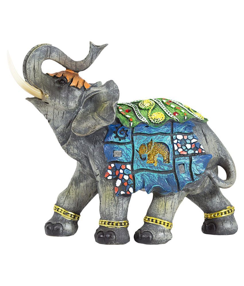 Indian Decor Company Grey Elephant Showpiece Buy Indian