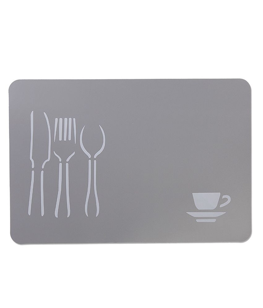 Skipper PVC Grey Table Mats (Set of 6) Buy Skipper PVC Grey Table