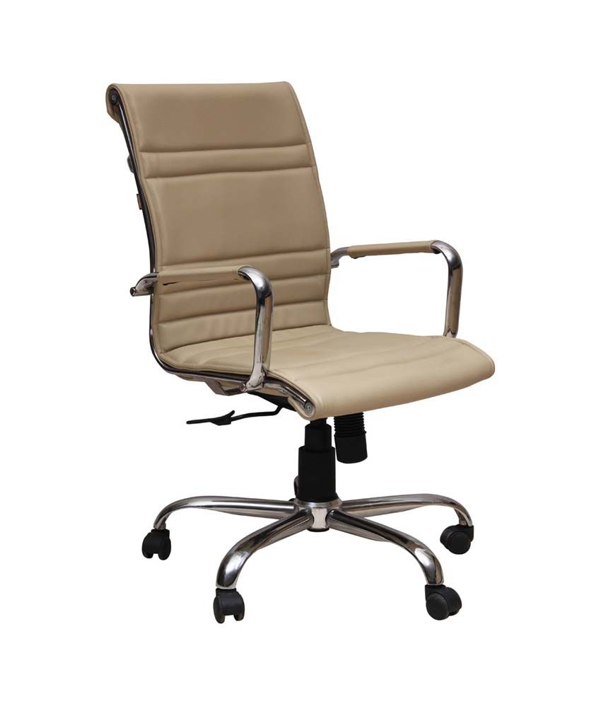 Sleek Office Chair In Beige SDL570422764 1 B6613 