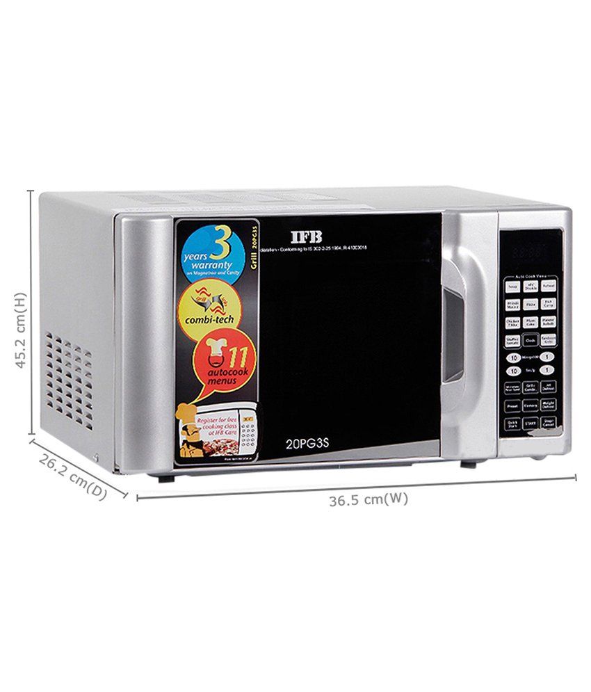 IFB 20 LTR 20PG3S Grill Microwave Oven Price in India Buy IFB 20 LTR