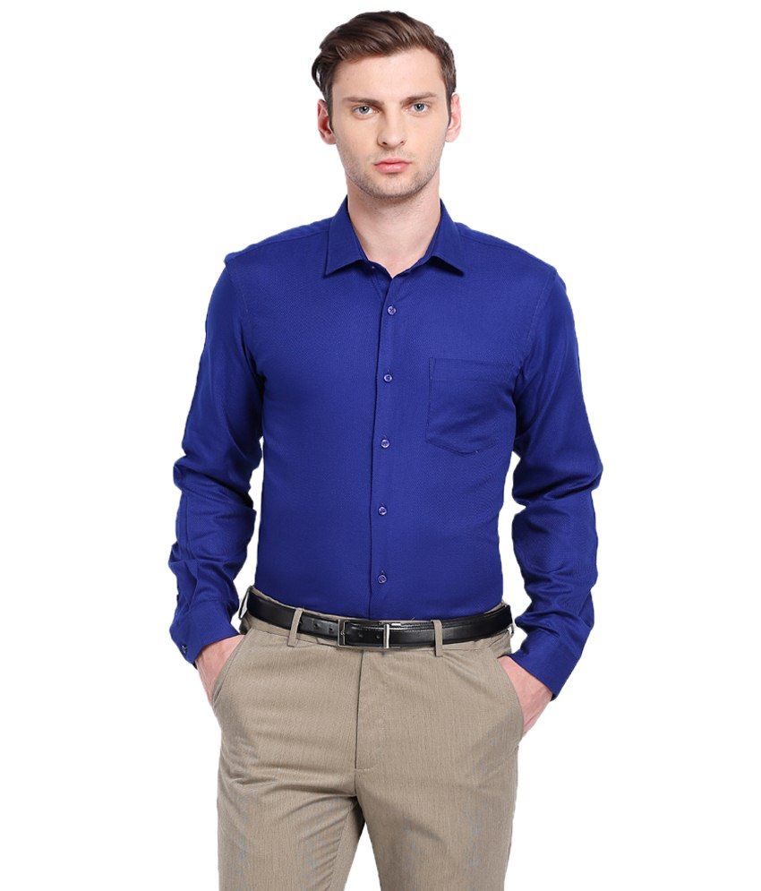 Tmg Textiles & Garments Blue Formal Shirt - Buy Tmg Textiles & Garments ...