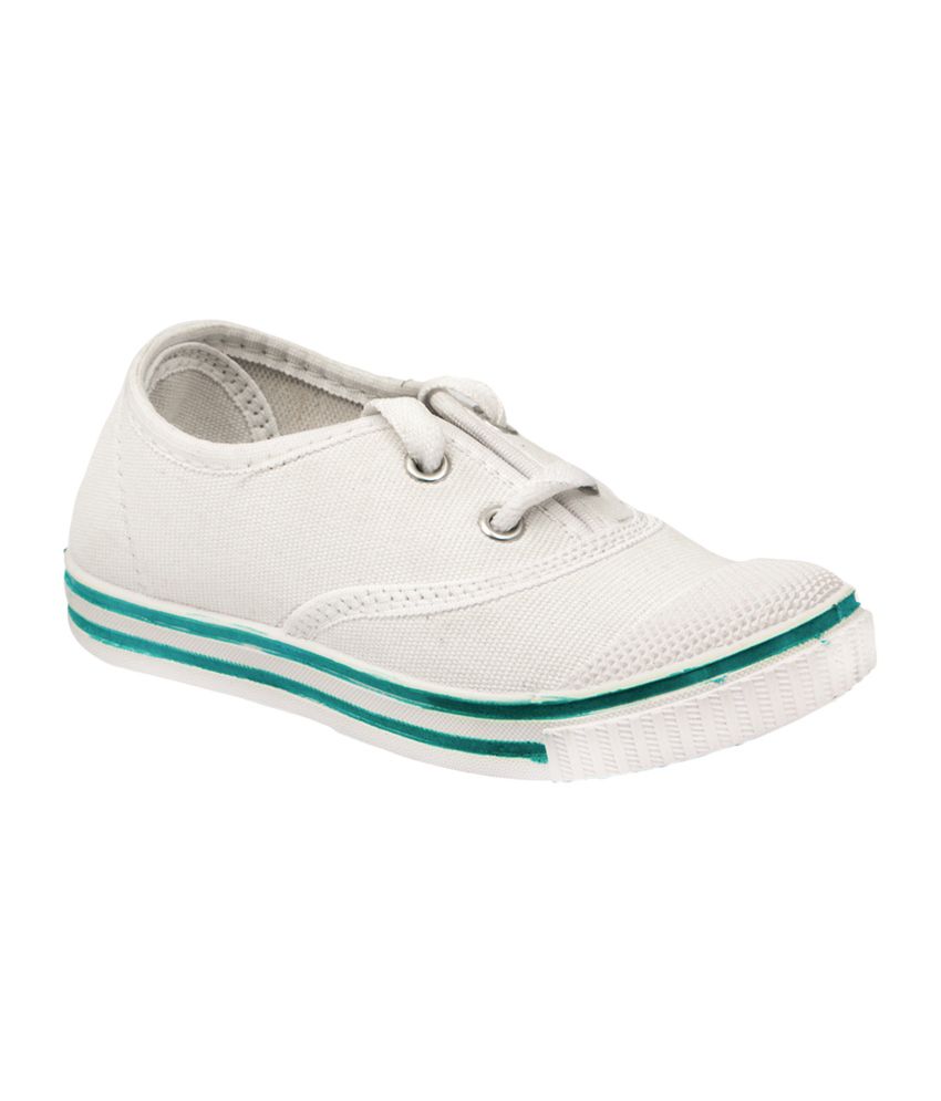 Asian White School Shoes for Girls 