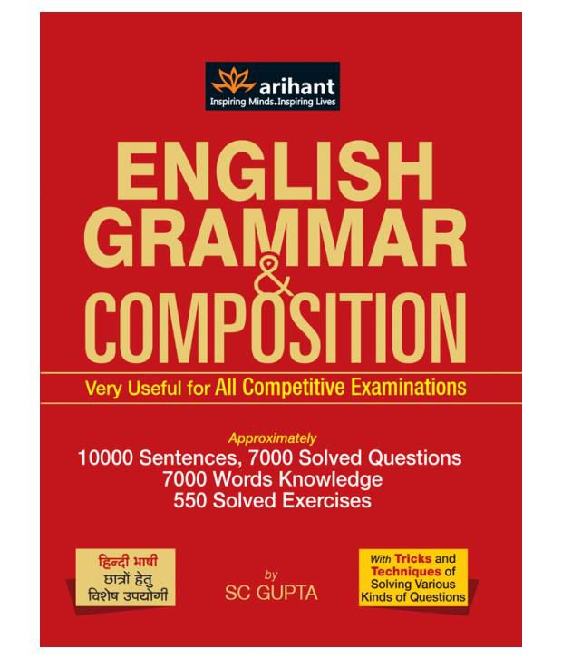 Buy English Grammar Composition Very Useful For All Competitive Examinations Paperback