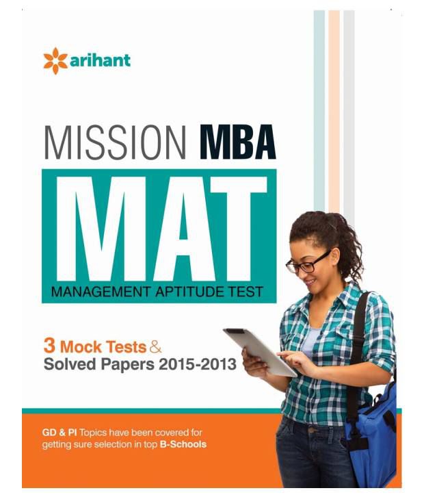Mission MBA MAT Management Aptitude Test Paperback English Buy Mission MBA MAT Management