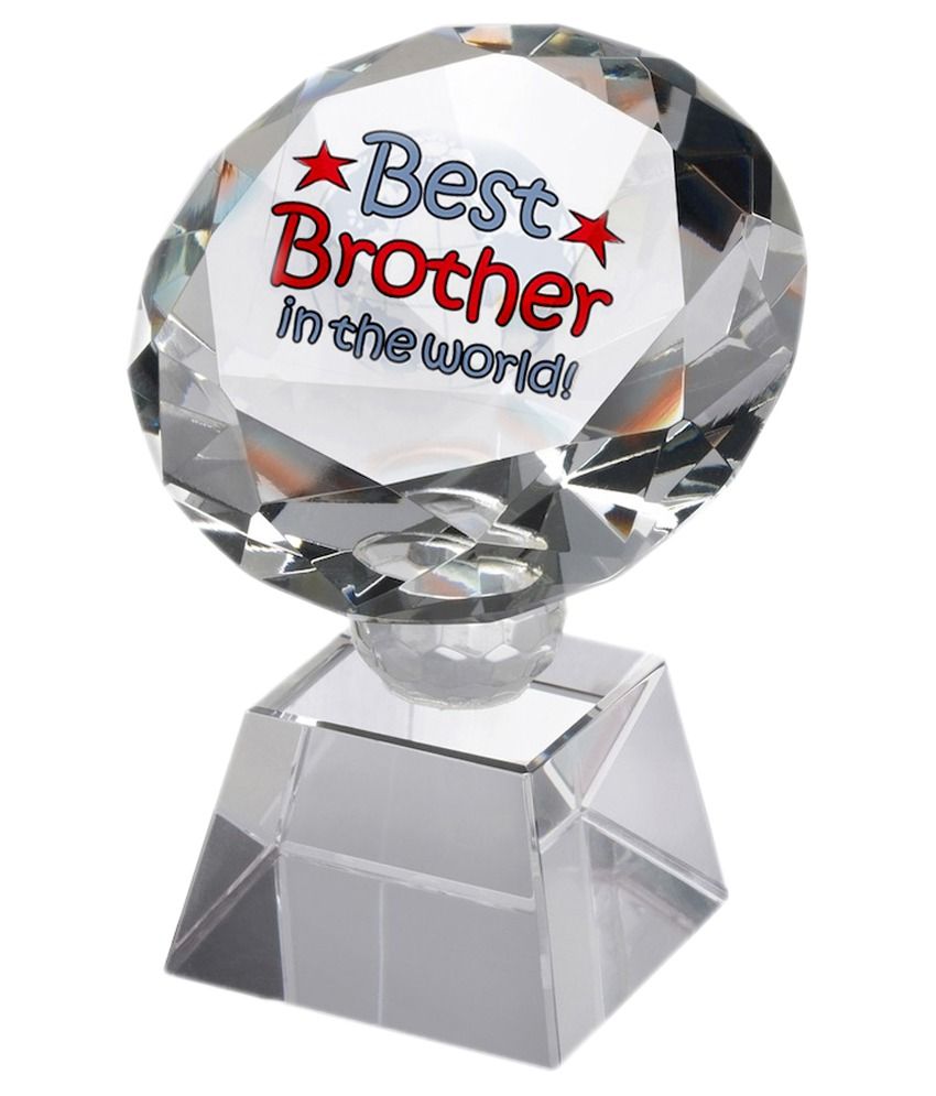 Acm Awards Gold Best Brother Crystal Trophy 4 Inches Buy Online At Best Price On Snapdeal