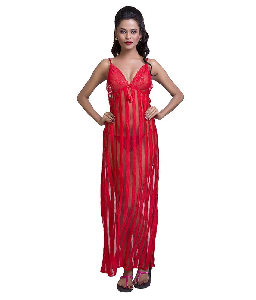 Buy Ishin Red Others Nighty Online At Best Prices In India Snapdeal 