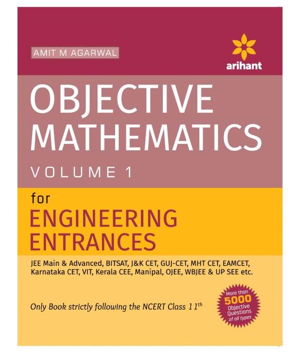 Objective Mathematics Volume 1 for Engineering Entrances Paperback ...