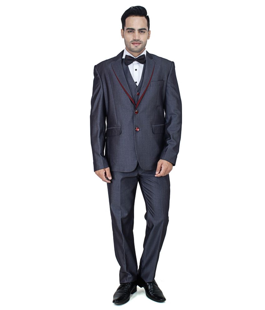 Bluethreads Multi Polyester Suit For Men - Buy Bluethreads Multi ...