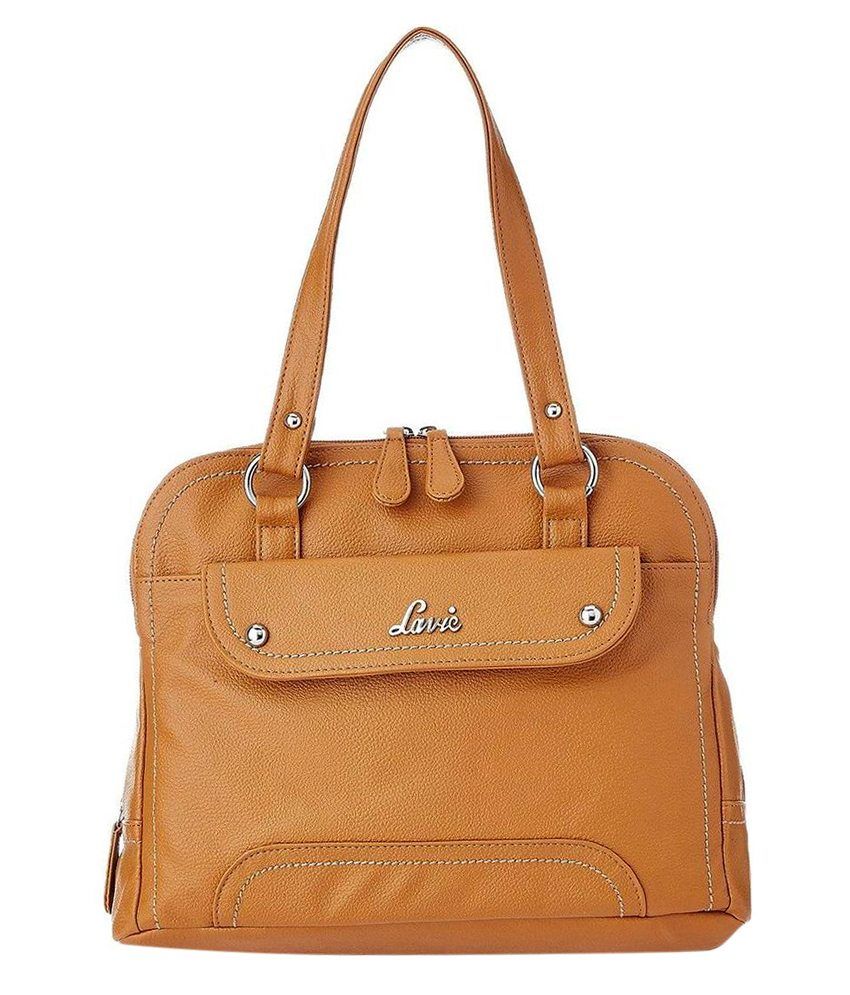 Lavie Tan P.U. Satchel Handbag Buy Lavie Tan P.U. Satchel Handbag Online at Best Prices in