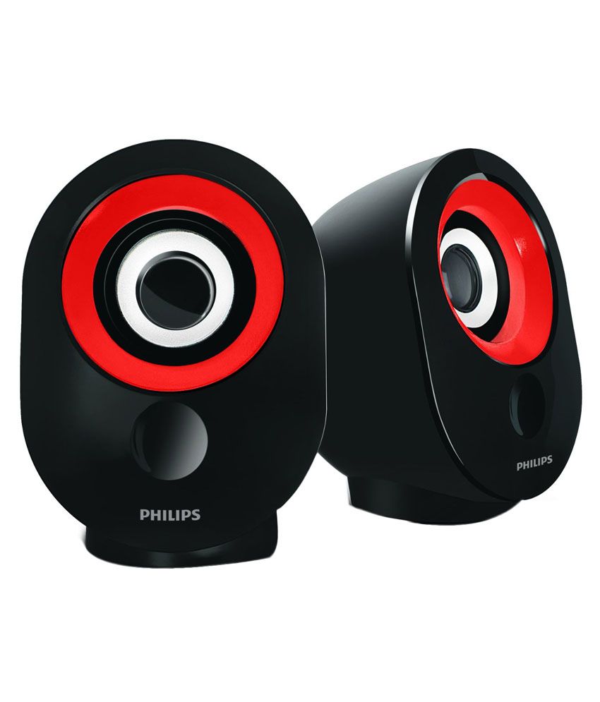     			Philips SPA 50 R / 94 USB 2.0 Computer Speakers - Red