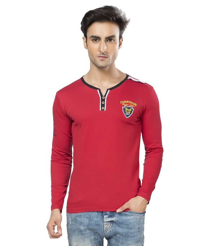 red cotton tshirt