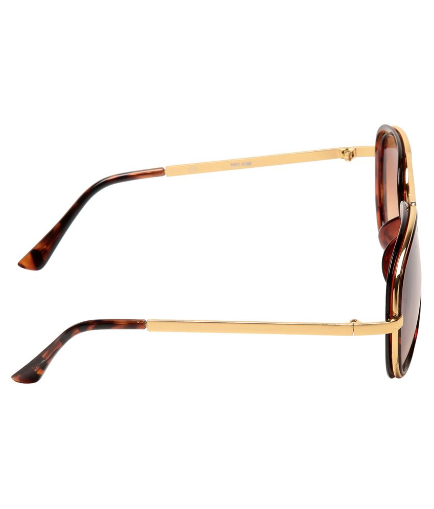 MAGILA - Brown Pilot Sunglasses ( mg-538-c1 ) - Buy MAGILA - Brown ...