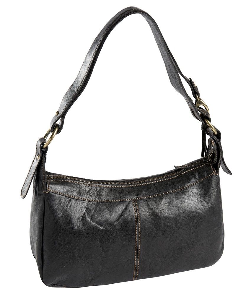Dr Amsterdam Black Leather Shoulder Bag Buy Dr Amsterdam Black