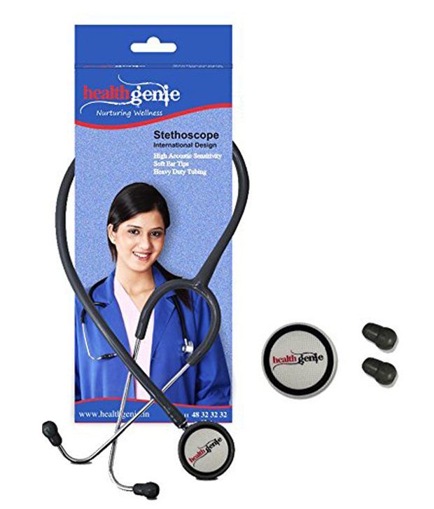 Healthgenie HG203G Doctors Dual Al Stethoscope Deluxe 65 cm Cardiology
