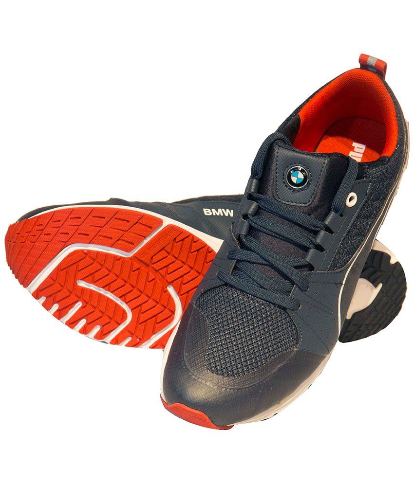 puma bmw shoes orange kids