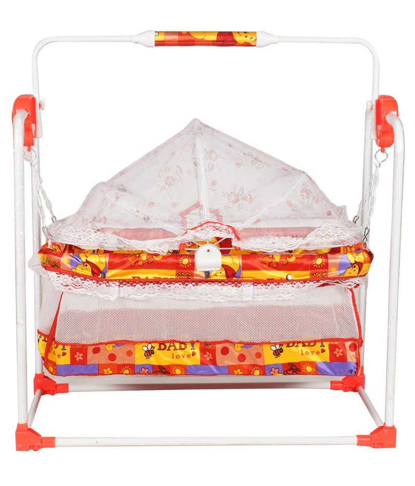 Steelcraft Mobile Swing Cum Cot Cradle Crib Red Buy